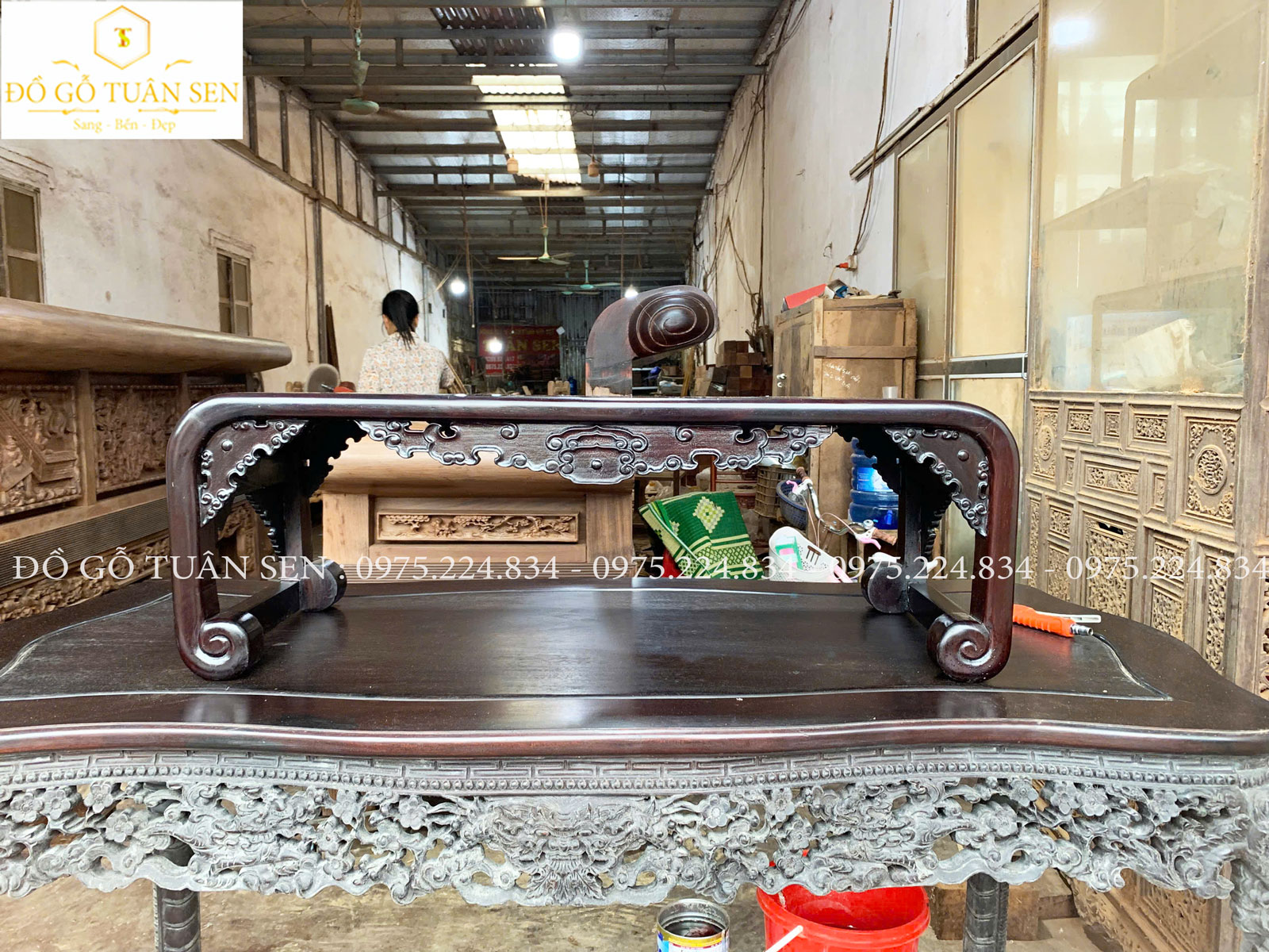 Thông tin văn kỷ gỗ gụ khảm ốc